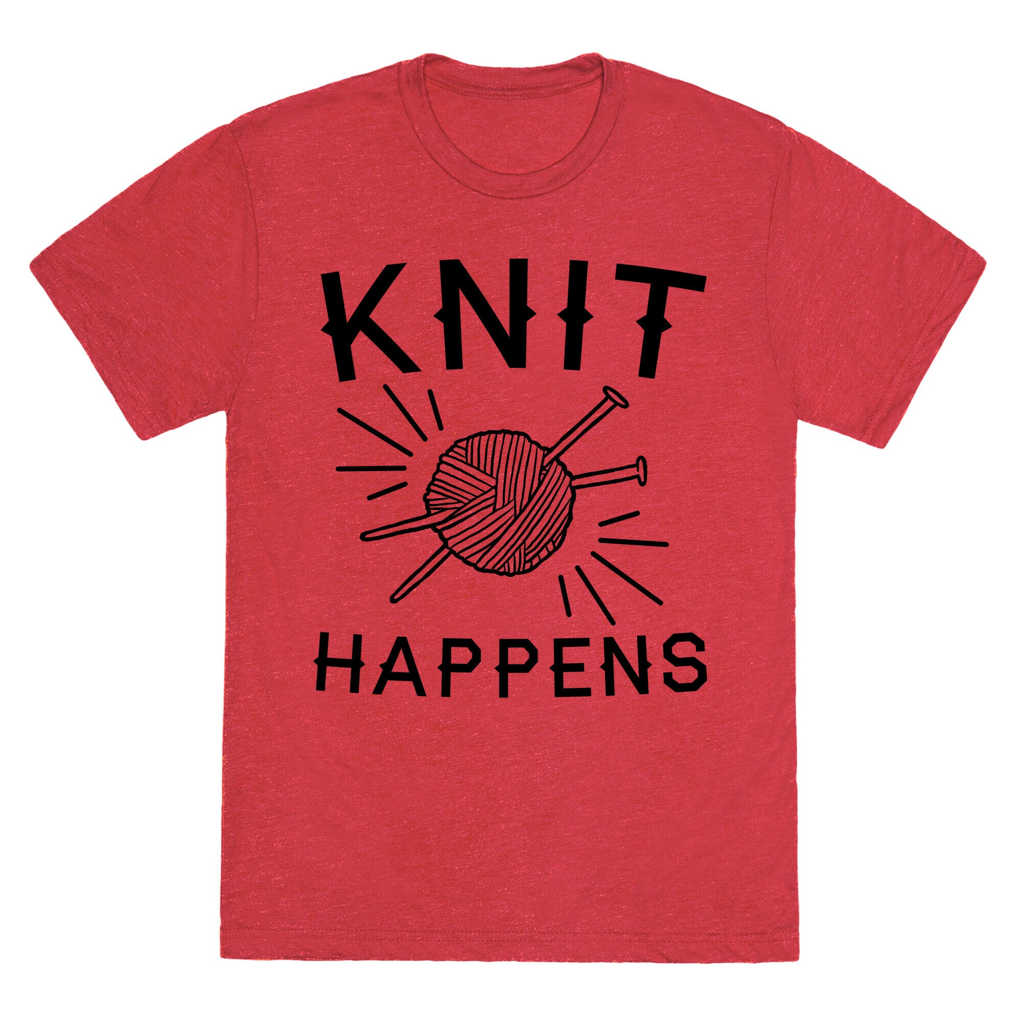 Knit Happens Unisex Triblend Tee